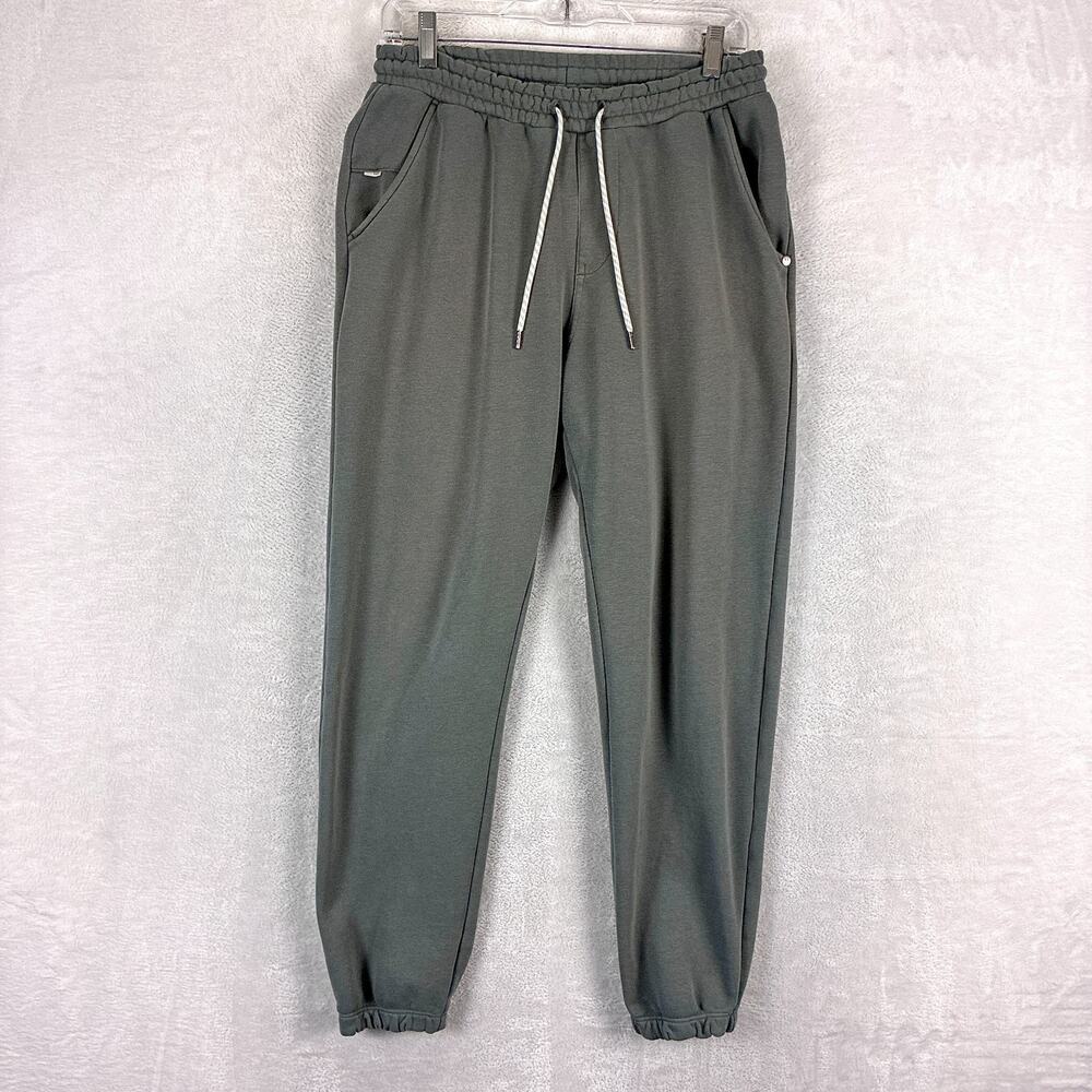 Vuori Sweatpants Mens S Gray Cyprus Drawstring Preppy Travel Outdoors Gym